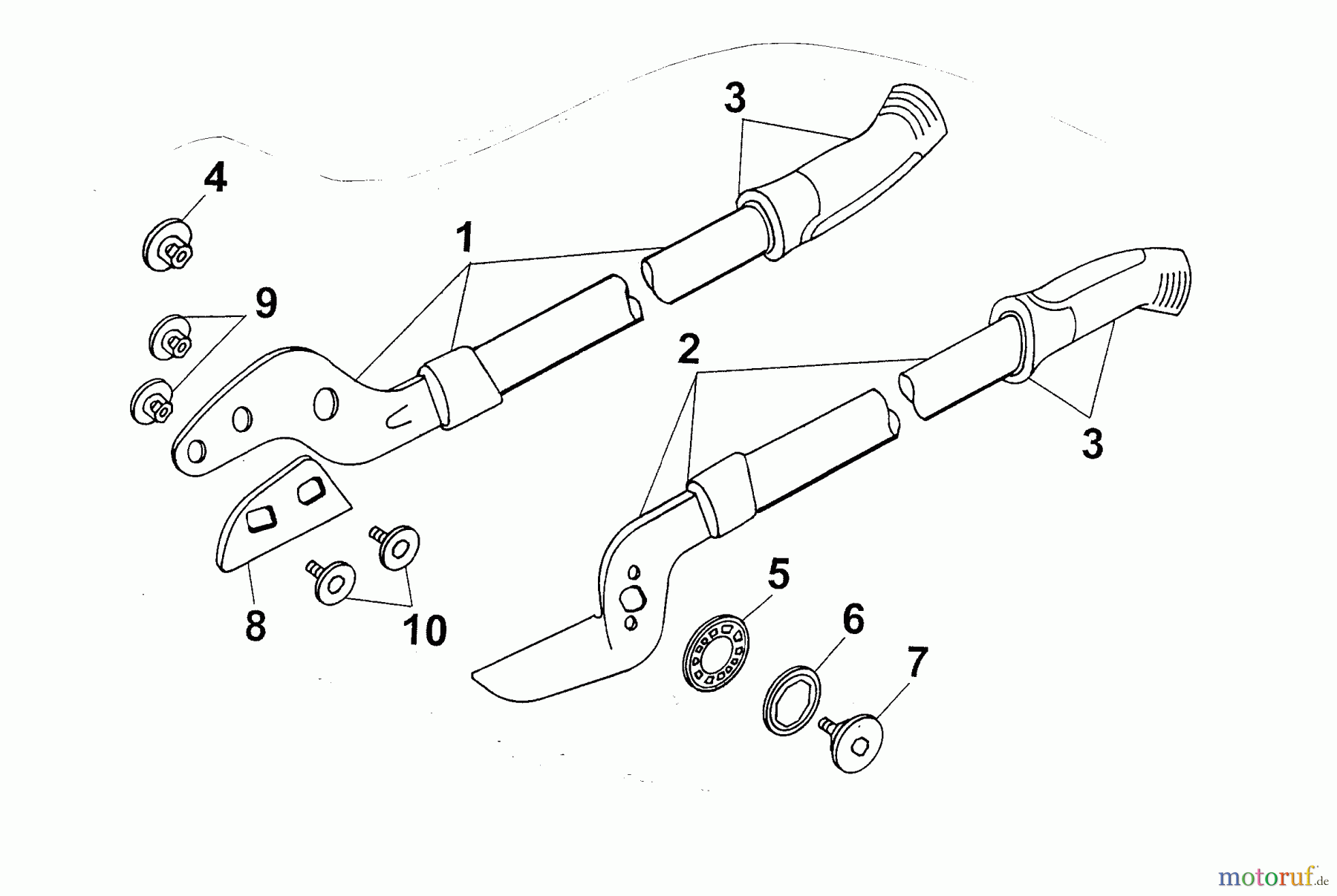  Wolf-Garten Astscheren (Amboss) RS 770 7275000  (2001) Grundgerät