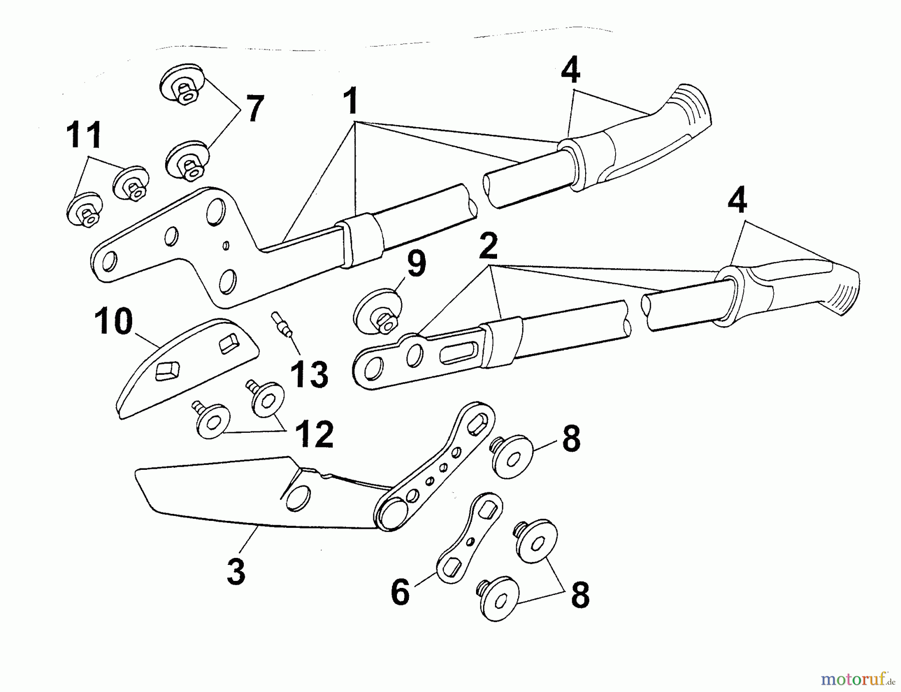  Wolf-Garten Astscheren (Amboss) OR 83 7276001  (2001) Grundgerät