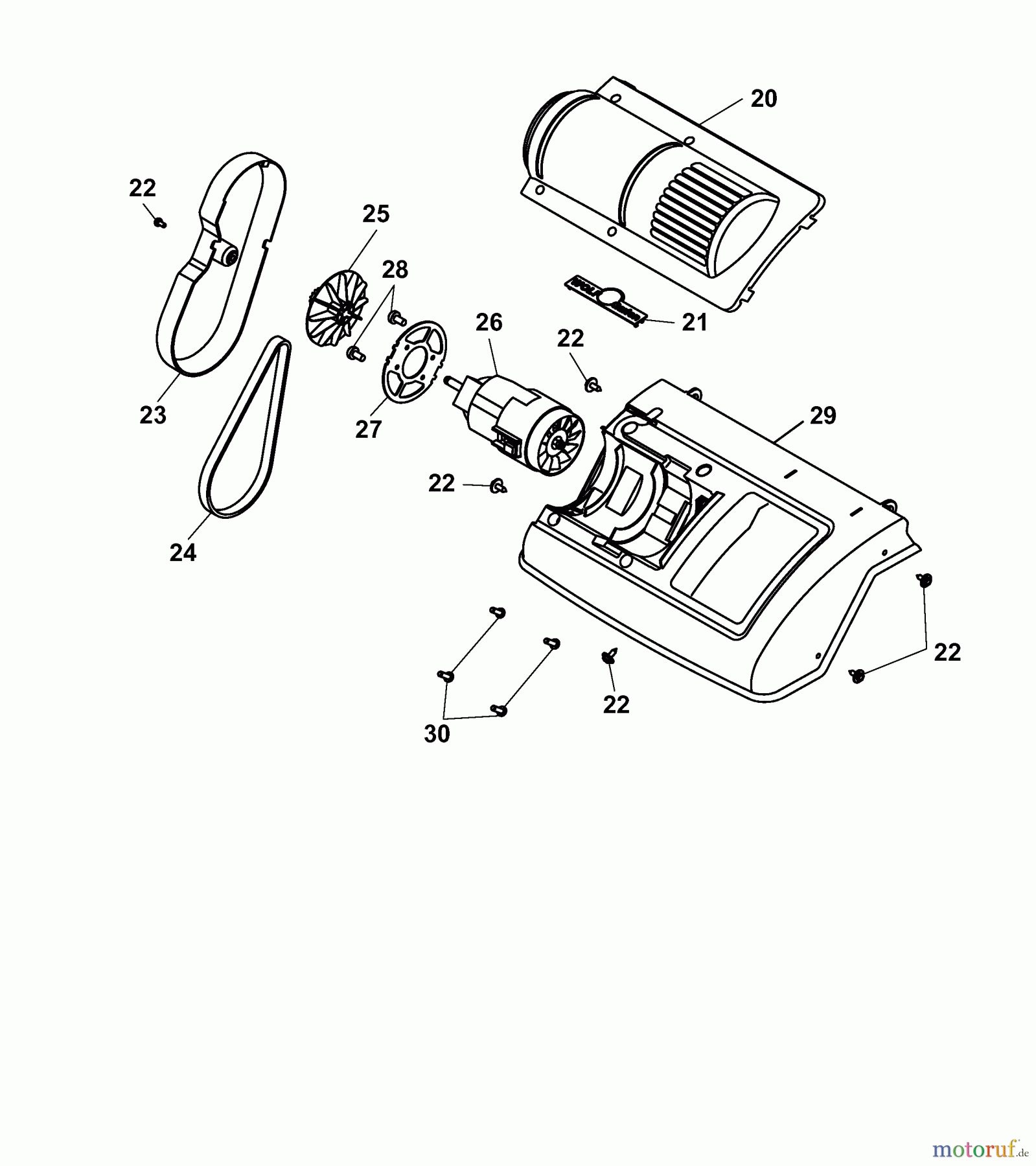  Wolf-Garten Rasenlüfter UL 33 ED 3620008 Serie D  (2005) Elektromotor, Keilriemen