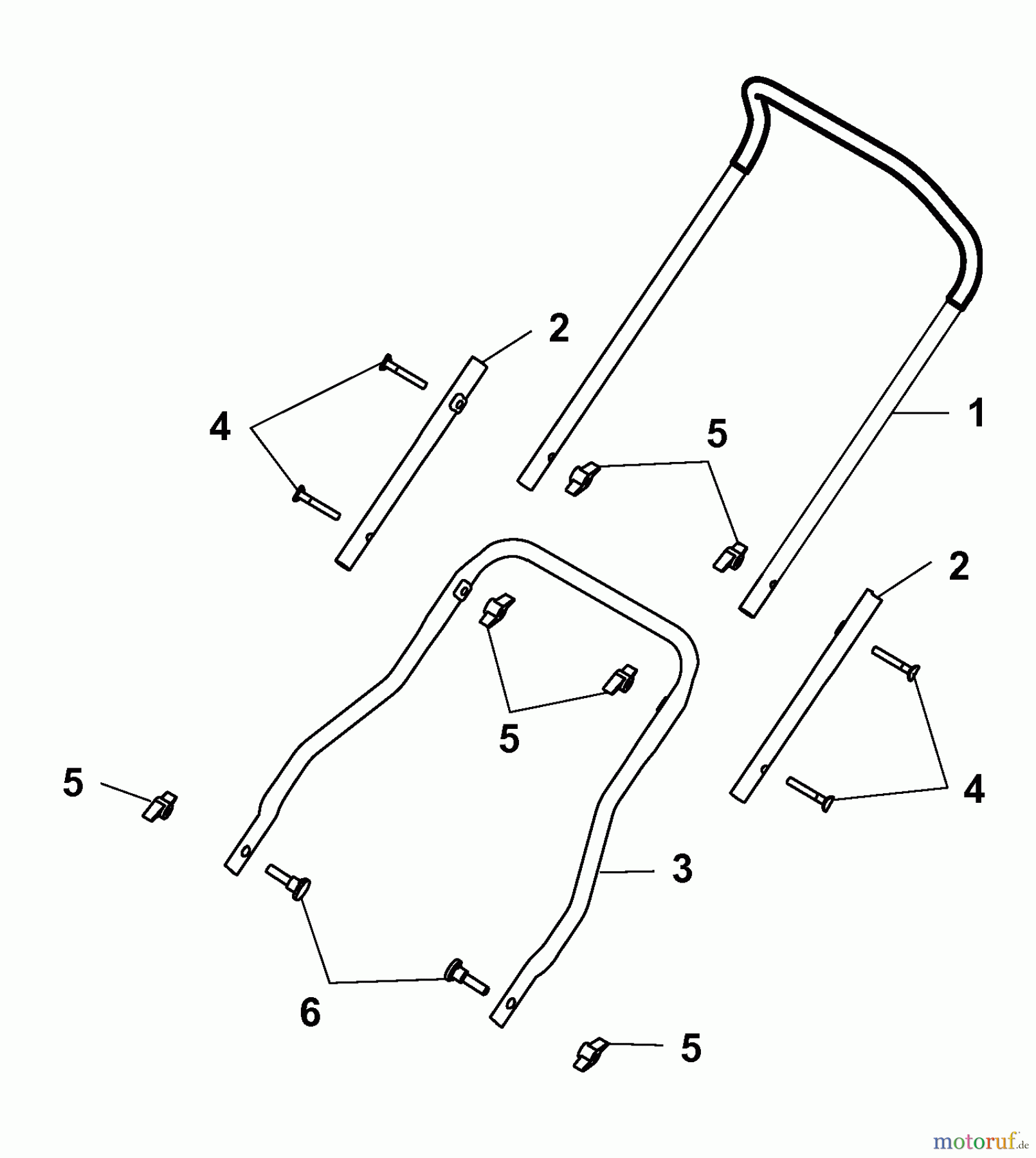  Wolf-Garten Spindelmäher TC 32 M 3628000 Serie B  (2006) Holm