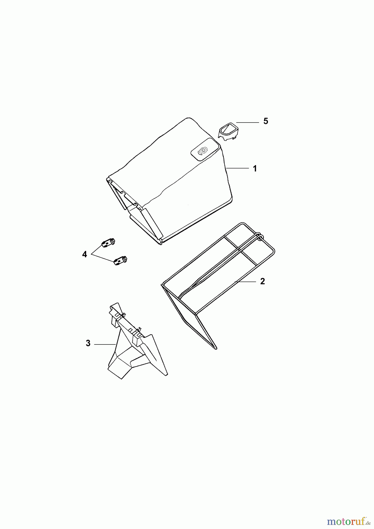  Wolf-Garten Elektromäher Power Edition 40 E 4048000 Serie B  (2007) Grasfangkorb