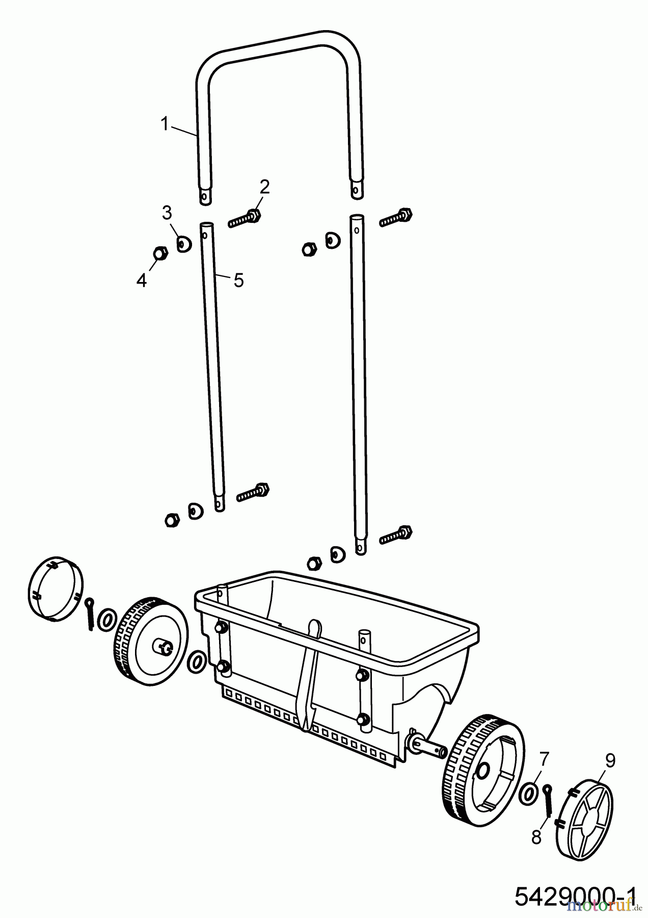  Wolf-Garten Streuer WE 330 5429000  (2015) Grundgerät