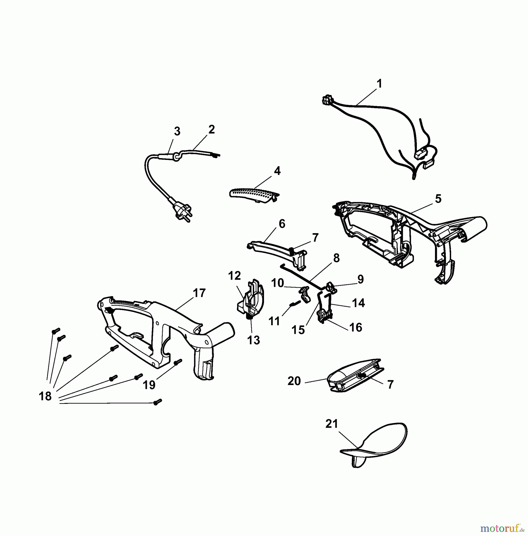  Wolf-Garten Heckenscheren HSE 65 V 7450000 Serie A  (2007) Holm