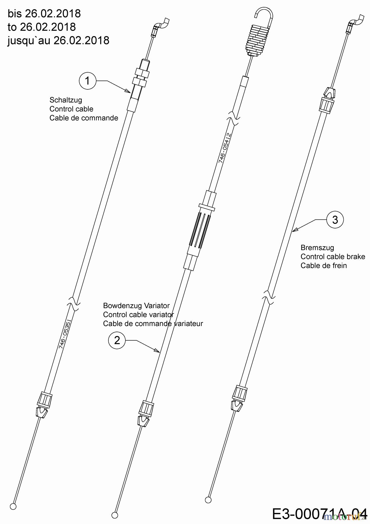  Wolf-Garten Motormäher mit Antrieb Expert 53 B V 12AQZA7F650  (2018) Bowdenzüge bis 26.02.2018