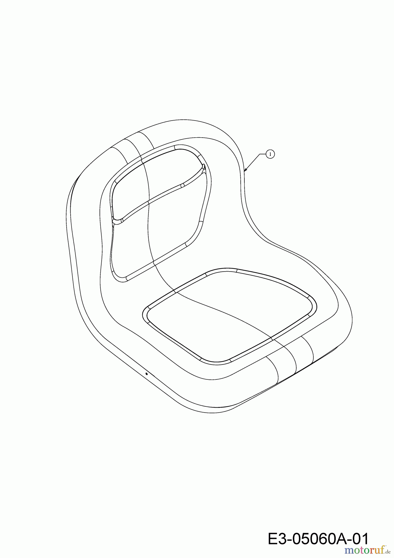  Wolf-Garten Rasentraktoren 92.165 H 13HN71WE650  (2019) Sitz