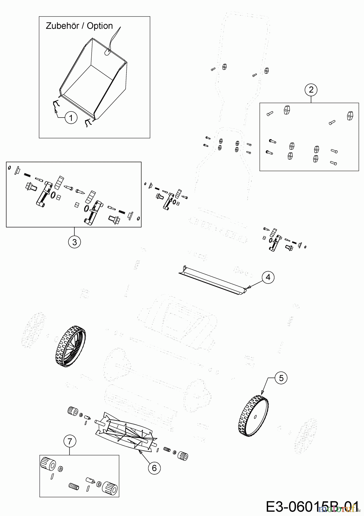  Wolf-Garten Spindelmäher TT 380 DL 15B-CD--650  (2019) Grundgerät