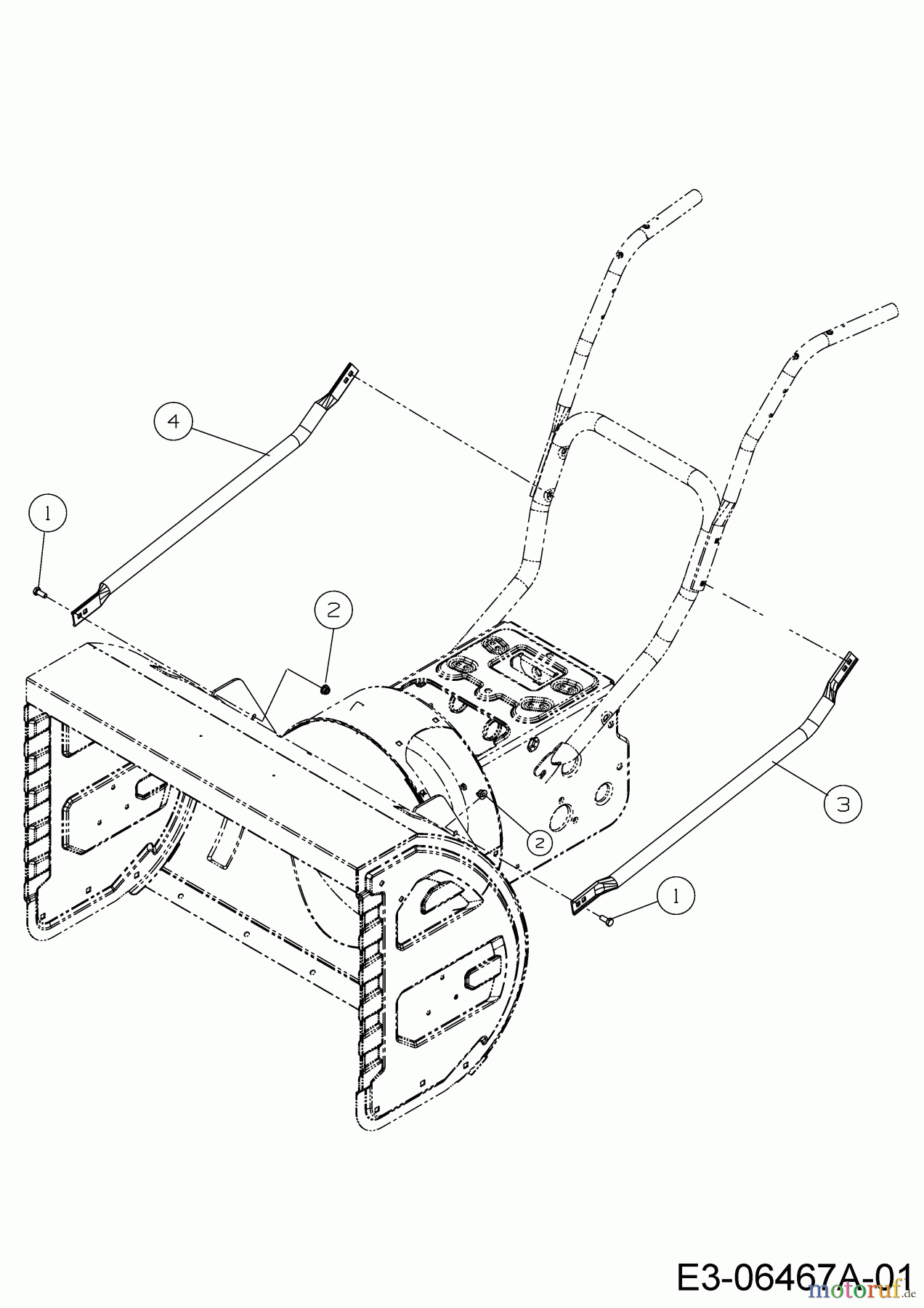  Wolf-Garten Schneefräsen Expert 84110 31AY95SV650  (2016) Holmstreben