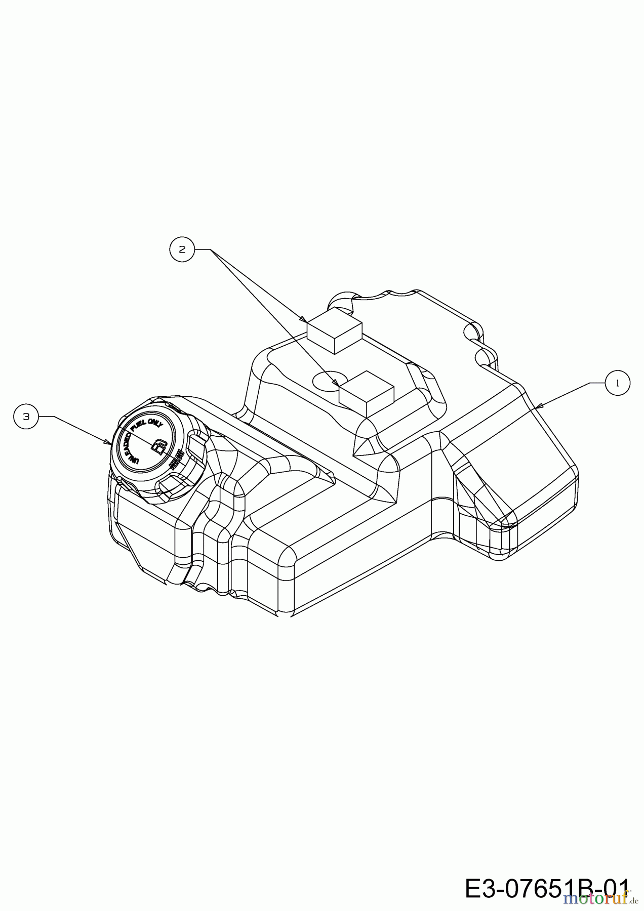 Wolf-Garten Rasentraktoren Scooter Pro Hydro 13A221HD650  (2017) Tank