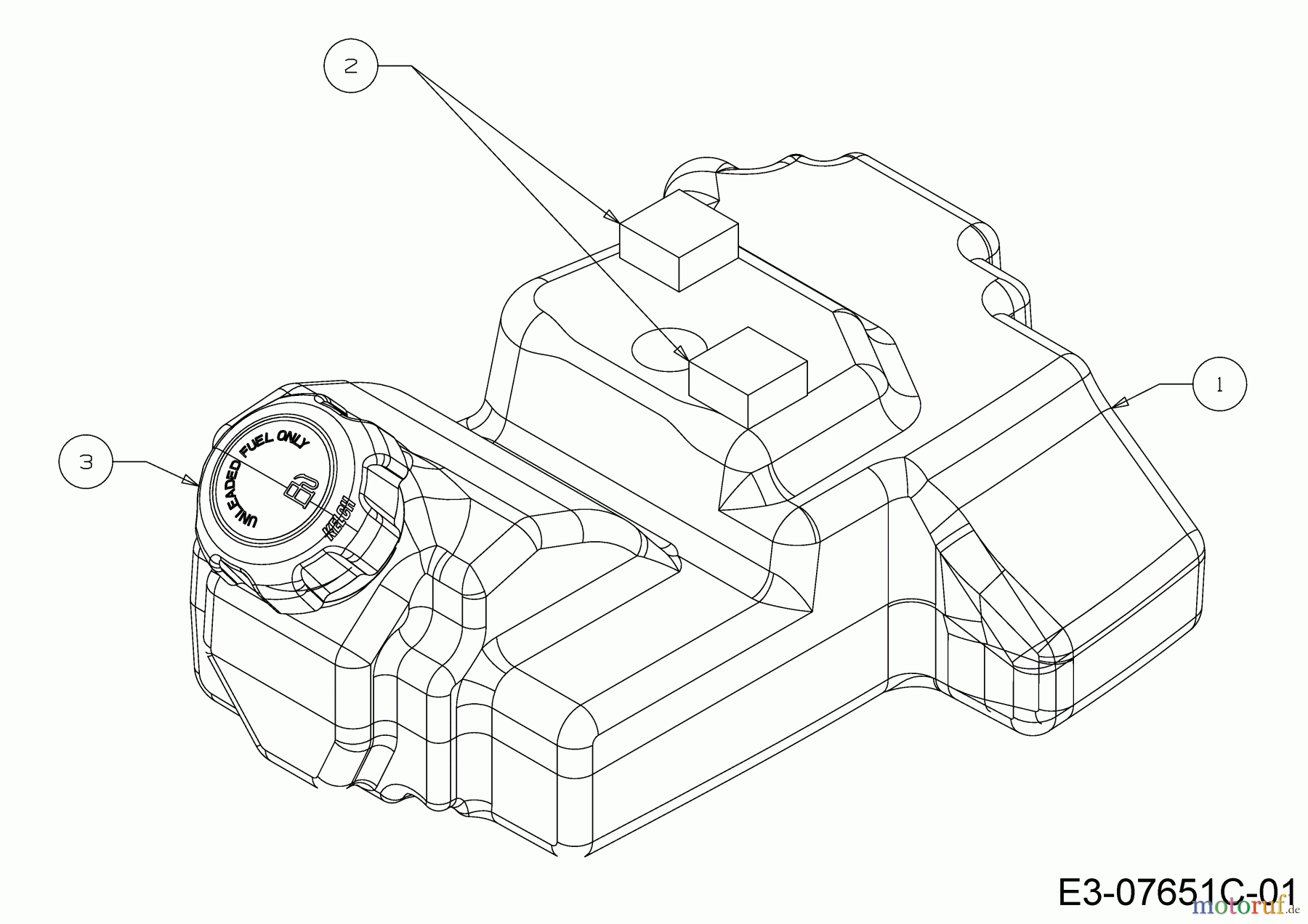  Wolf-Garten Rasentraktoren Scooter Hydro 13A721SD650  (2019) Tank