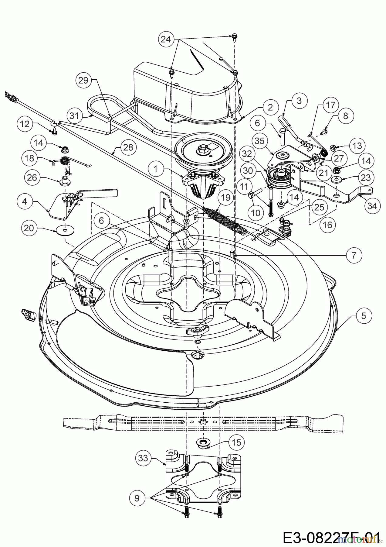  Wolf-Garten Rasentraktoren Scooter Pro 13C226HD650  (2020) Mähwerk D (30