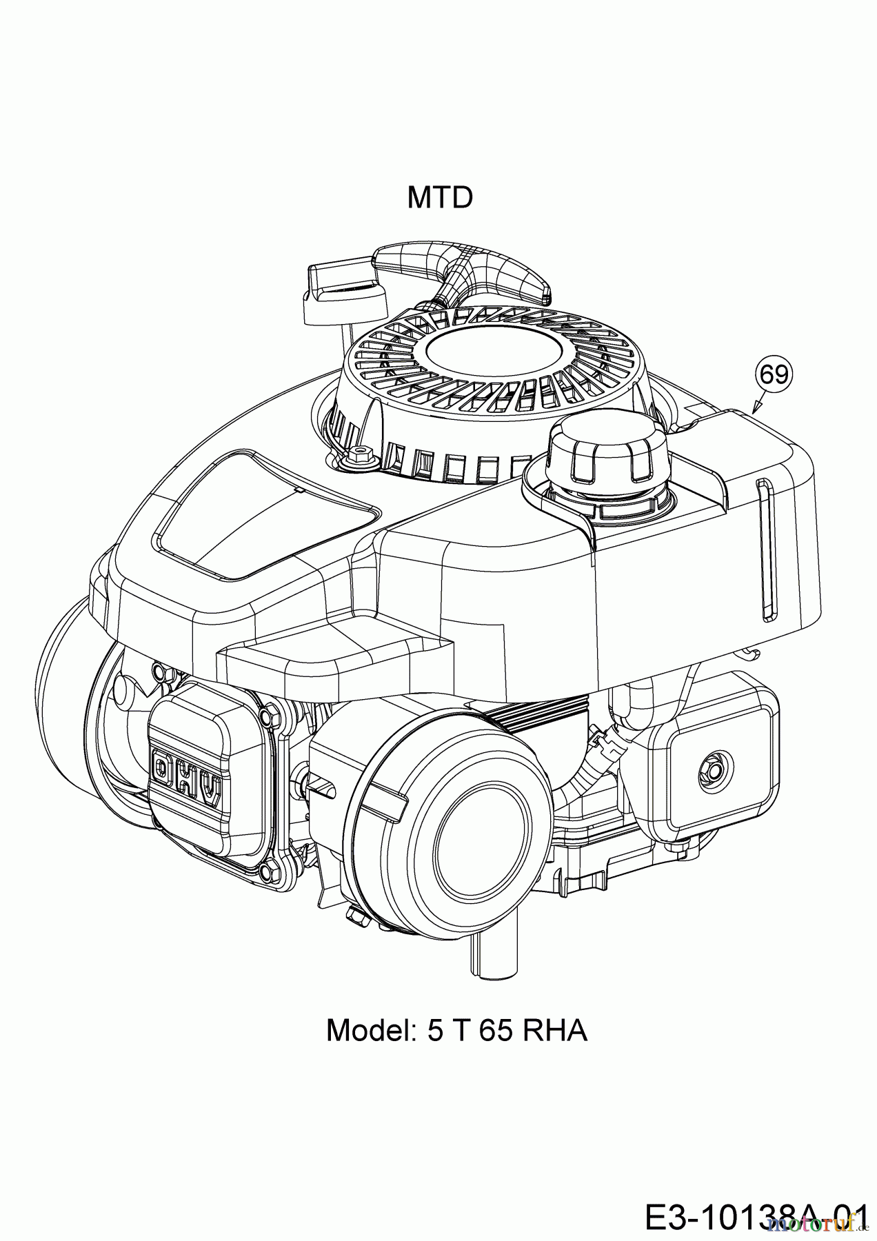  Wolf-Garten Motormäher mit Antrieb A 4600 A 12A-TOSC650 (2019) Motor MTD