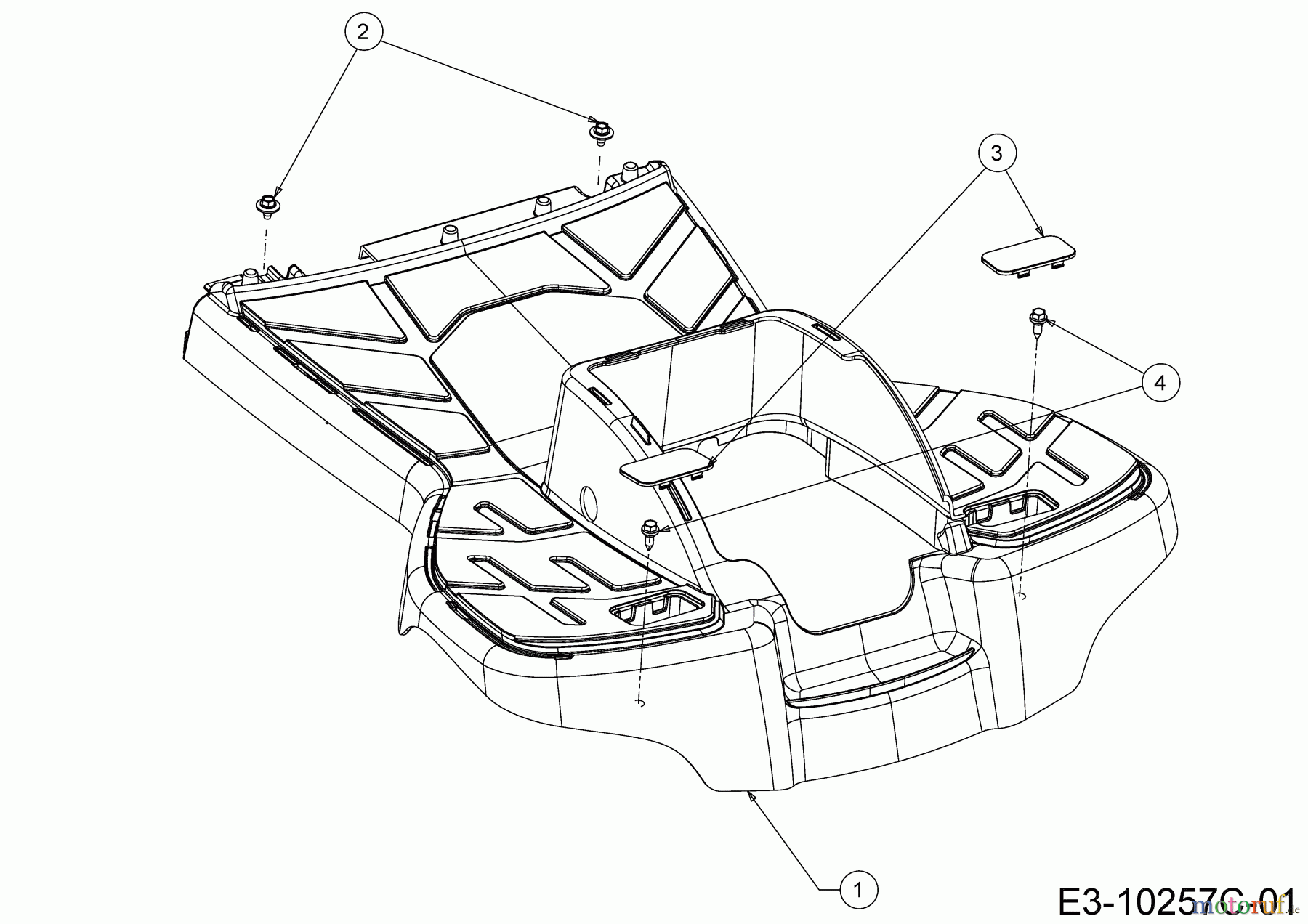 Wolf-Garten Rasentraktoren Scooter Pro Hydro 13A221HD650  (2019) Trittbrett