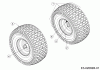 Ersatzteile Räder vorne 13x5