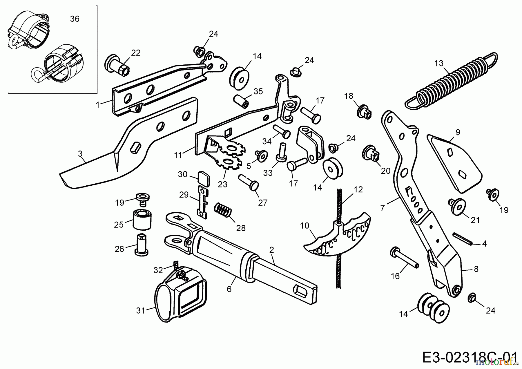  Wolf-Garten MultiStar multi-star® - Baumpflege ohne Leiter RC-VM (Baumschere) 7200000  (2006) Grundgerät