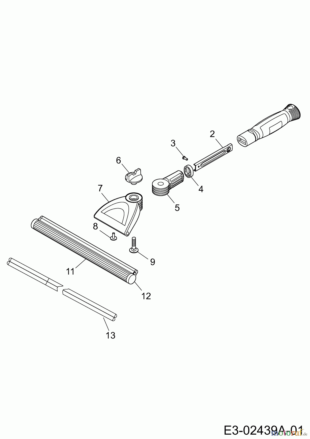 Wolf-Garten MultiStar multi-star® - Reinigungsgeräte EW-M (Fensterwischer) 3908000 (2003) Grundgerät
