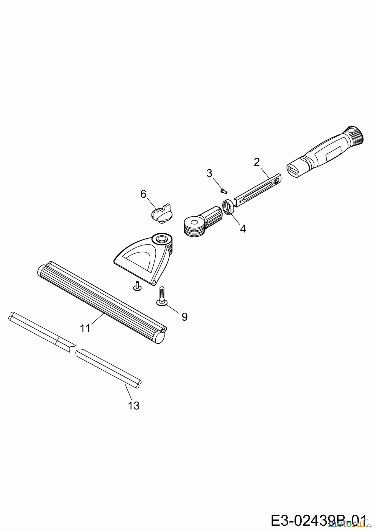  Wolf-Garten MultiStar multi-star® - Reinigungsgeräte EW-M (Fensterwischer) 3908000  (2015) Grundgerät