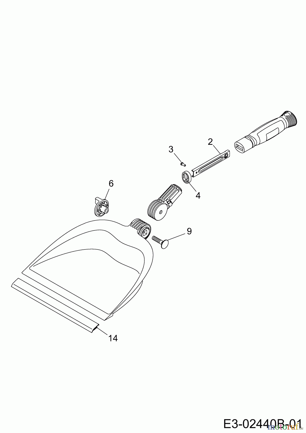  Wolf-Garten MultiStar multi-star® - Reinigungsgeräte BK-M (Kehrschaufel) 3912000  (2015) Grundgerät