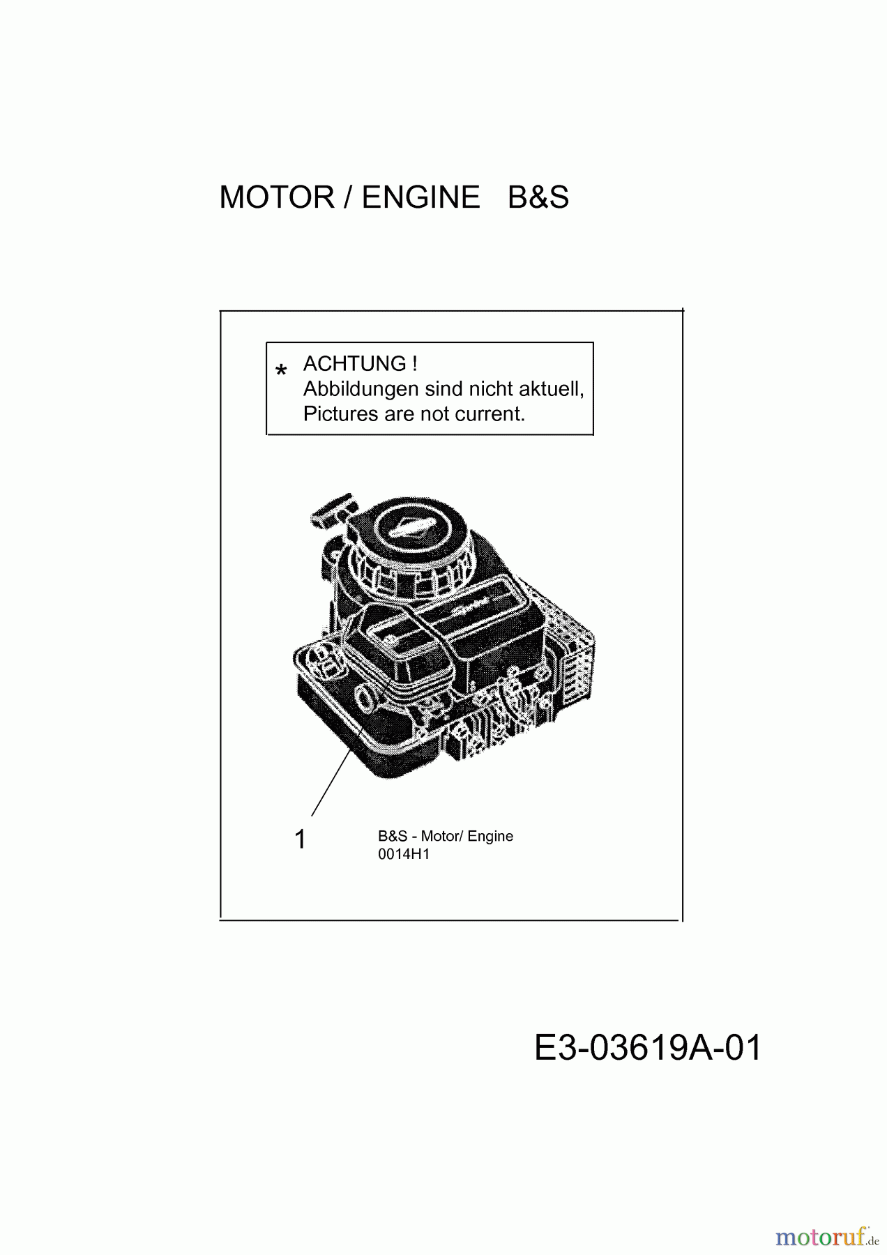  Wolf-Garten Motormäher mit Antrieb S 4600 AHW 12A-TR5M650  (2015) Motor