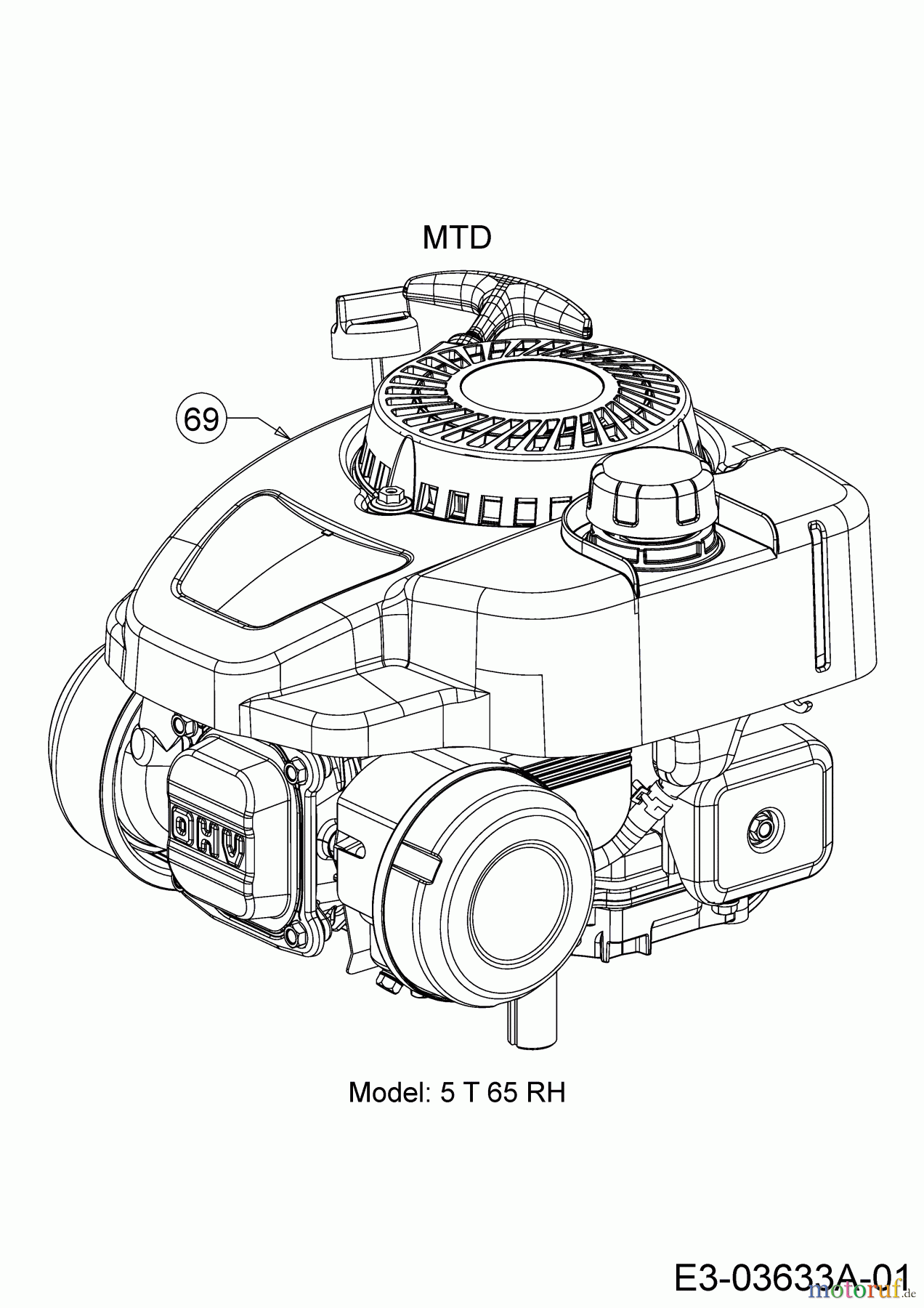  Wolf-Garten Motormäher mit Antrieb A 460 AHW 12A-TVSC650  (2016) Motor MTD