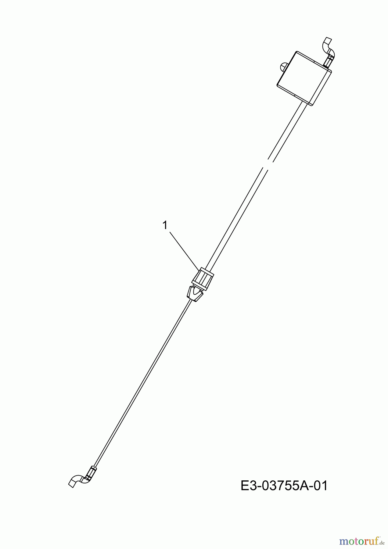  Wolf-Garten Motormäher Ambition 48 HW 11A-118R650  (2011) Bremszug