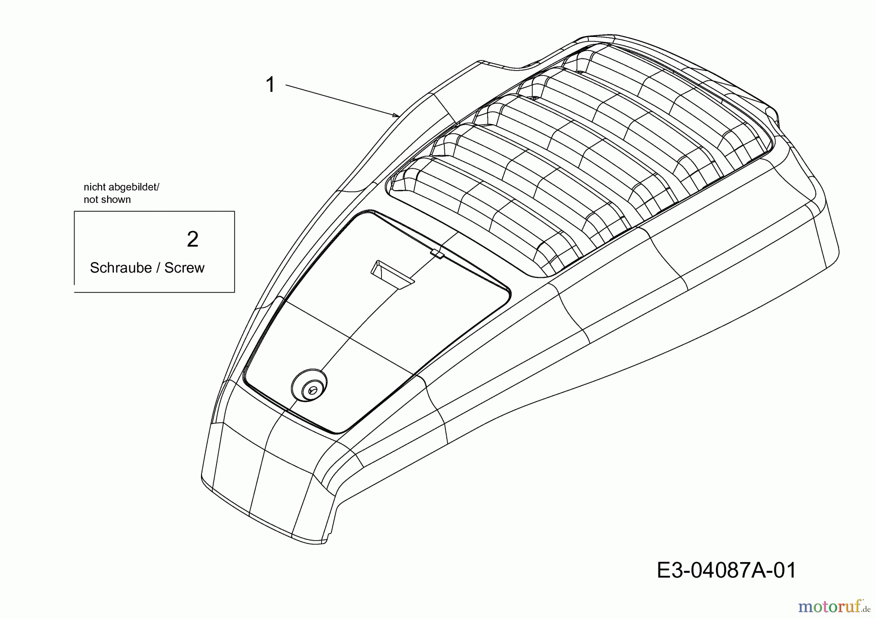  WOLF-Garten Expert Motormäher mit Antrieb Expert 460 A 12A-TUKC650  (2015) Motorhaube W-Style