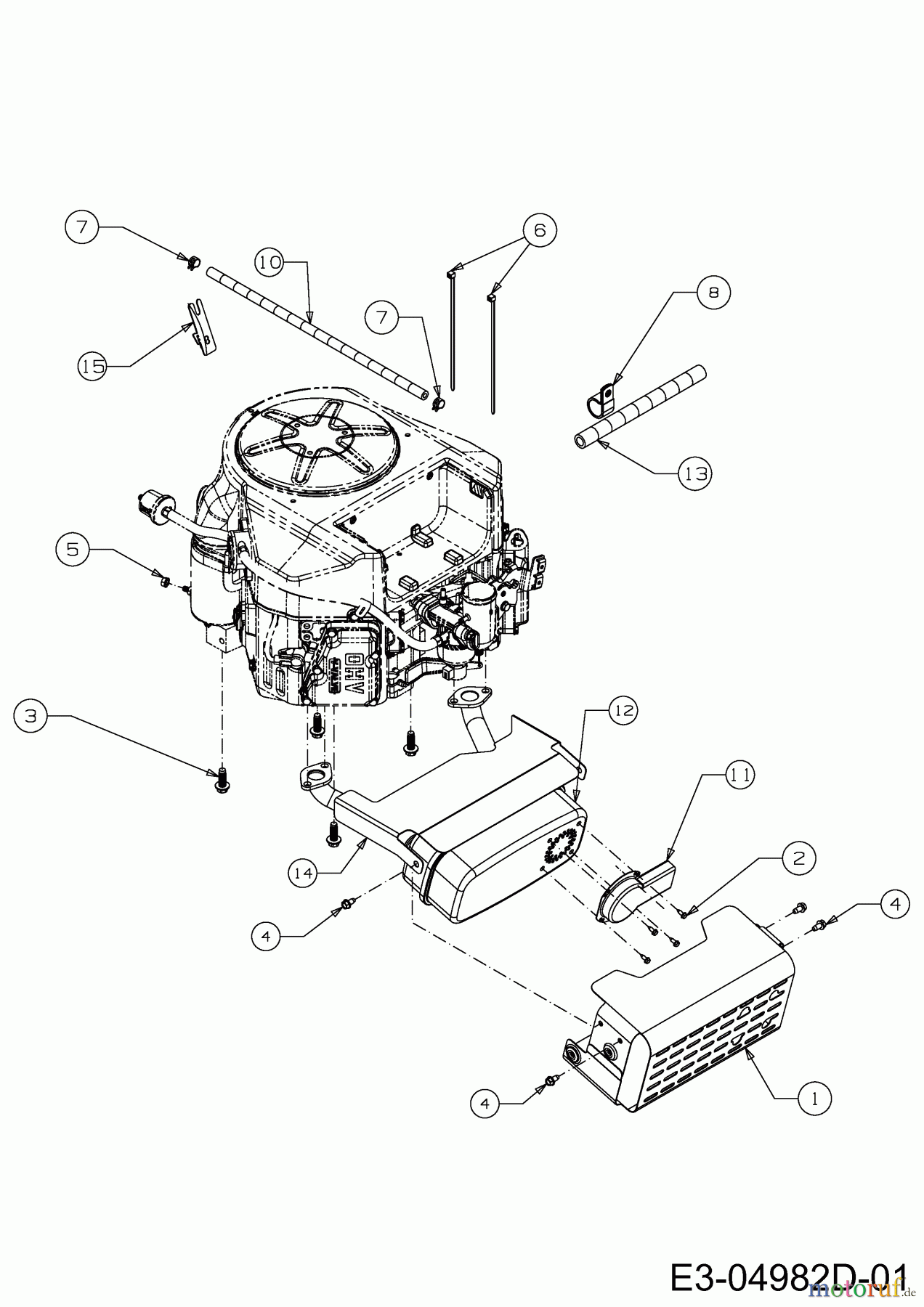  WOLF-Garten Expert Rasentraktoren Expert 96.160 H 13AG93WF650  (2014) Motorzubehör