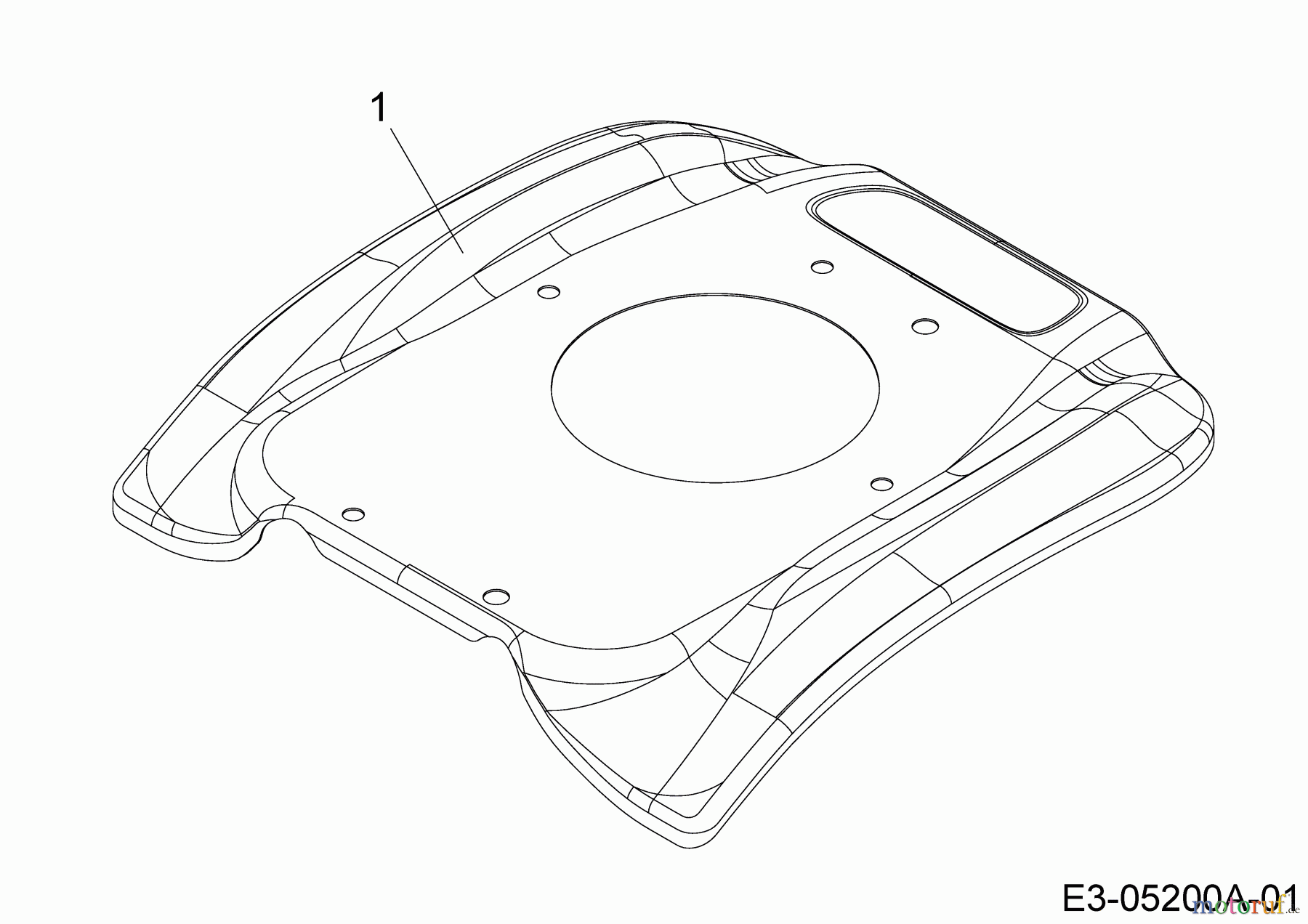  Wolf-Garten Motorhacken T 40 B 21A-202F650  (2014) Schutzschild