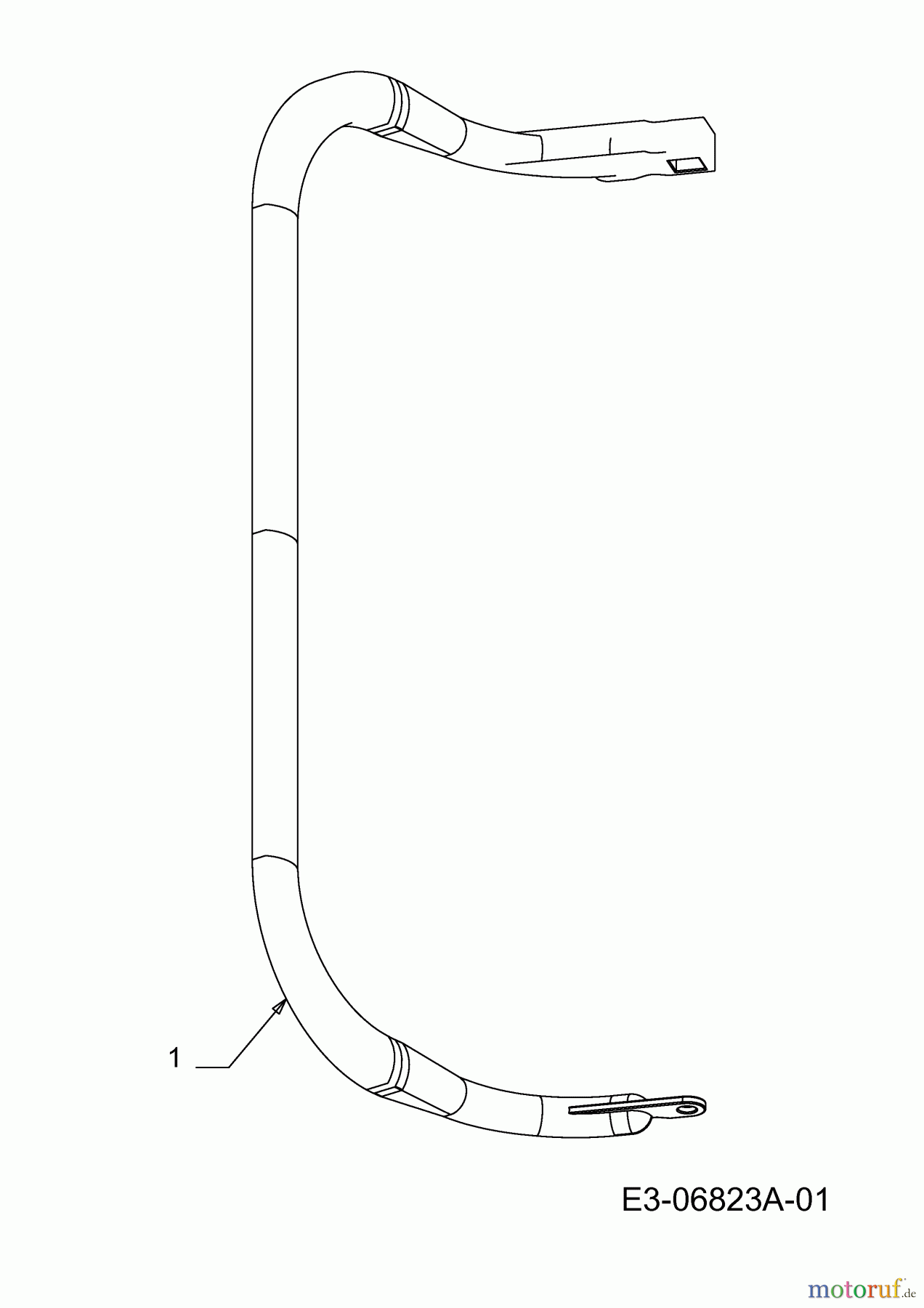  Wolf-Garten Elektromäher Ambition 40 E 18D-N4S-650  (2011) Schaltbügel