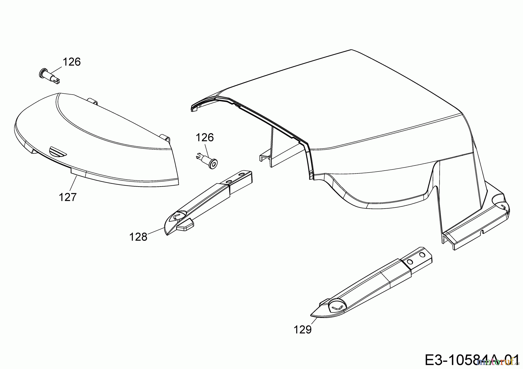  Wolf-Garten Mähroboter Loopo M1000 22ACBA-A650  (2018) Schutzdach