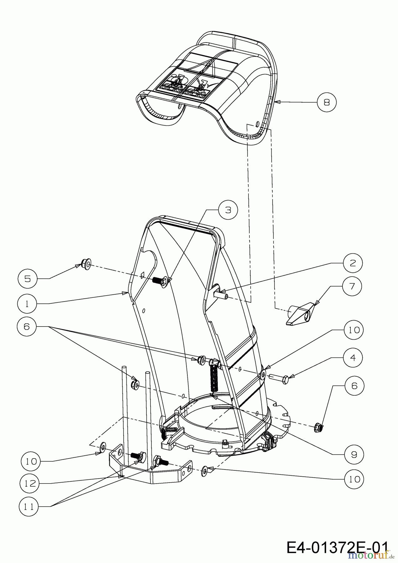  Wolf-Garten Schneefräsen SF 61 E 31AW63F2650  (2017) Auswurfschacht
