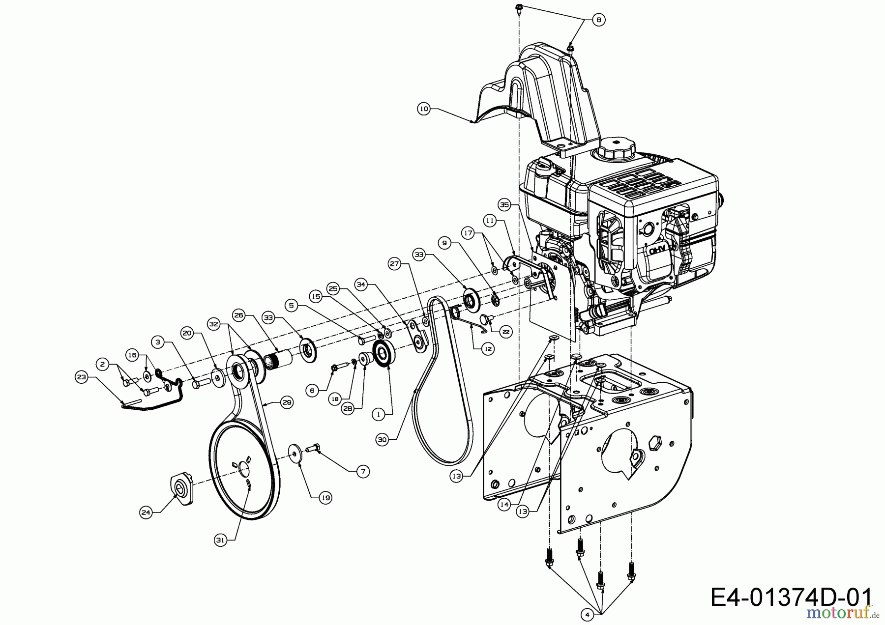  Wolf-Garten Schneefräsen Select SF 61 E 31AW63F2650  (2016) Fahrantrieb, Fräsantrieb