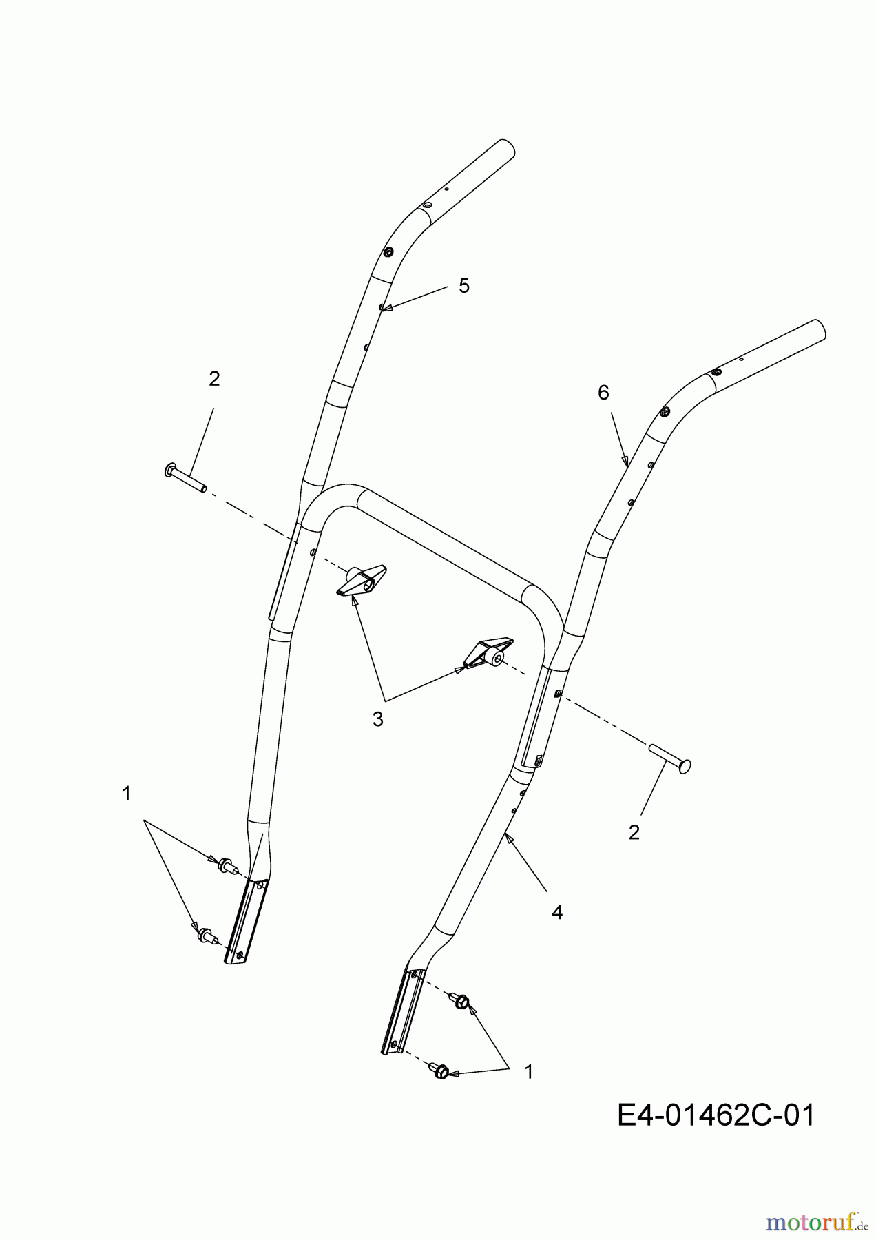  Wolf-Garten Schneefräsen Ambition SF 66 TE 31AY74T3650  (2015) Holm