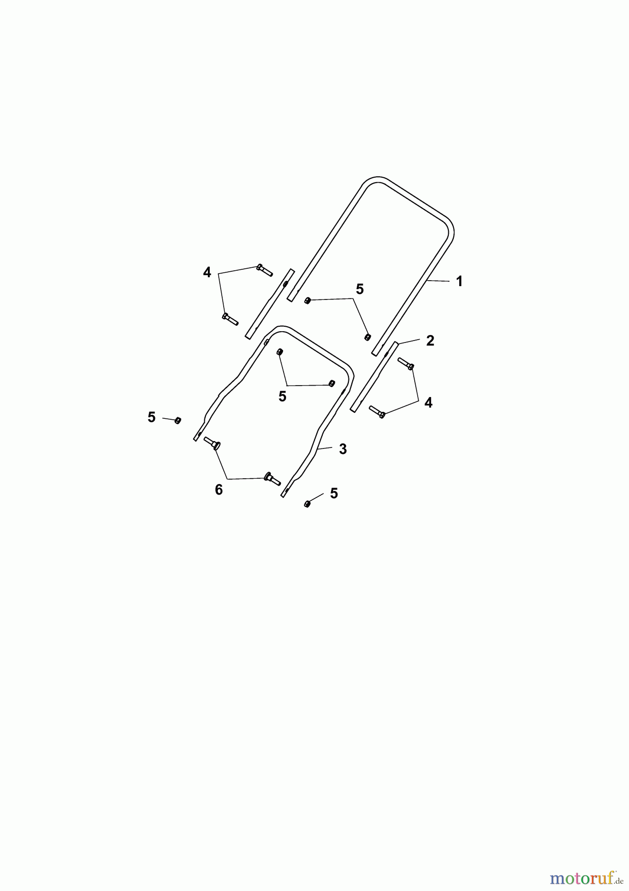  Wolf-Garten Spindelmäher TC 30 S 3624000 Serie C  (2006) Holm